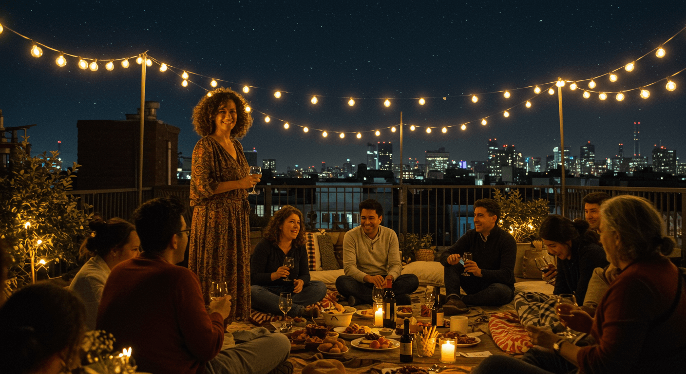 Hosting a Rooftop Stargazing Event